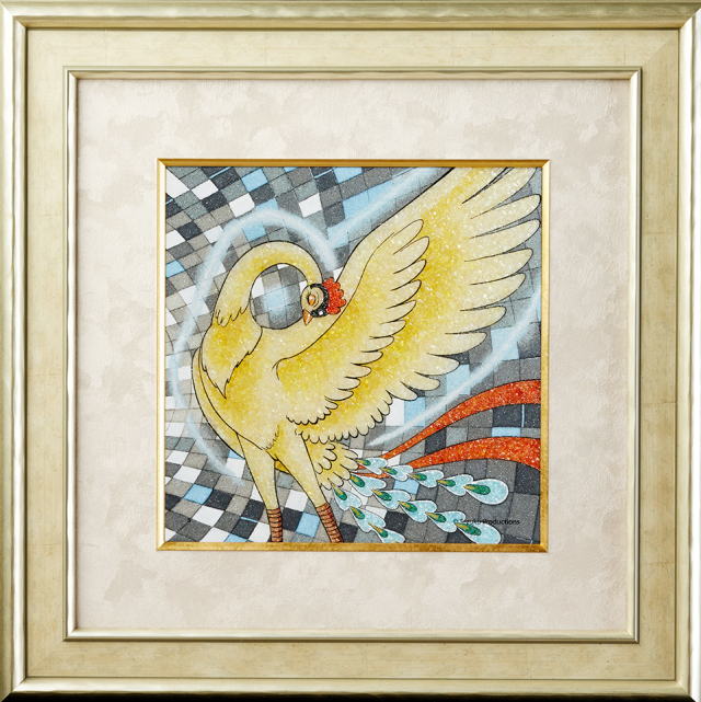 ジュエリー絵画『火の鳥』4