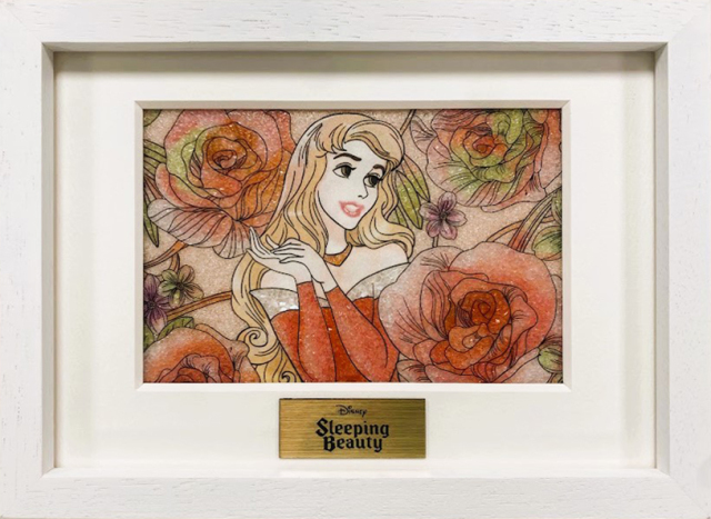 ジュエリー絵画® ディズニー ロイヤルフローラル「眠れる森の美女」XSサイズ