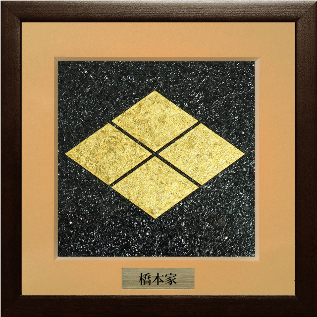 家紋ジュエリー絵画『武田菱』