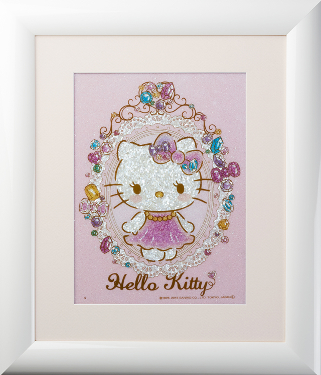 ジュエリー絵画『ビジューエレガント』ハローキティ