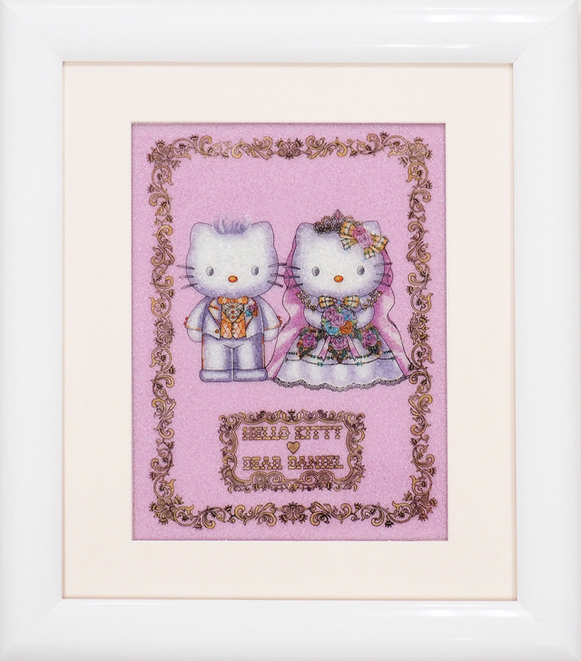 サンリオキャラクターズ　ジュエリー絵画　ハローキティ　花オトメレース　保証書 サンリオキャラクターズ ジュエリー絵画 ハローキティ 花オトメ