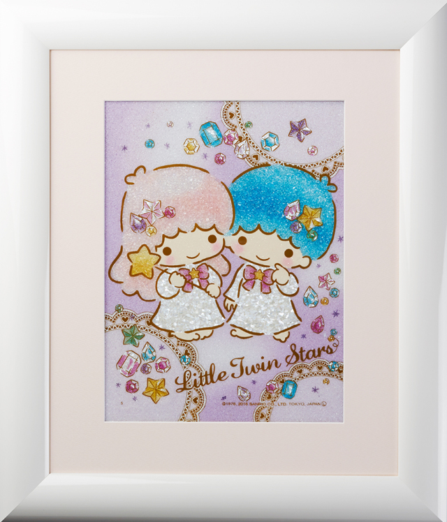 ジュエリー絵画『ビジューツインズ』リトルツインスターズ　キキララ