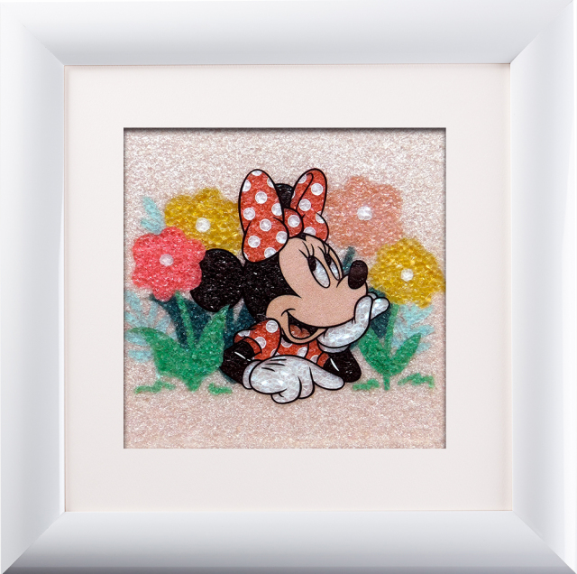 ジュエリー絵画® ディズニー 「ミニーマウス1」（SSサイズ）
