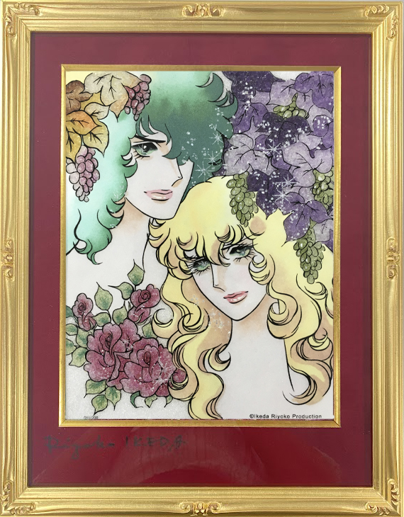 ジュエリー絵画『ベルサイユのばら』オスカル＆アンドレ１