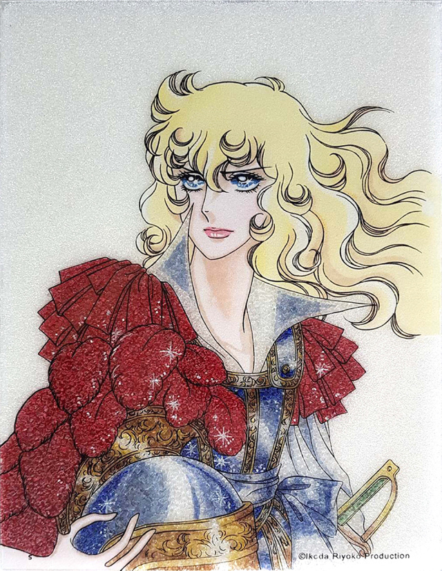 ベルサイユのばら　オスカル　ジュエリー絵画　ベルばら　池田理代子 池田理代子氏直筆サイン入り】ジュエリー絵画(R) オスカル2