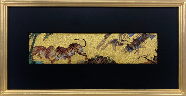 ジュエリー絵画 狩野山楽『龍虎図』