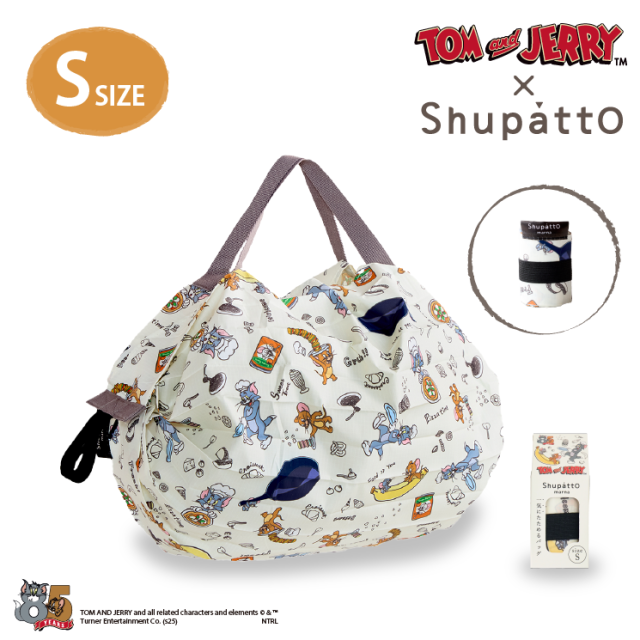 Shupatto コンパクトバッグ トムとジェリー Sサイズ