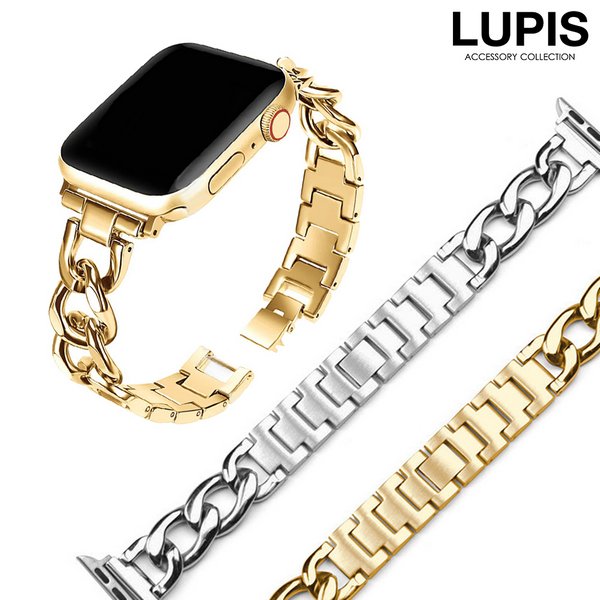 メタルチェーンAppleWatchバンド【38mm・40mm・41mm・42mm】