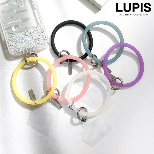 サークル型シリコンハンドストラップ