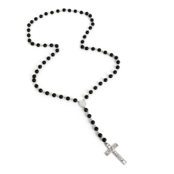 ブラックパールロザリオネックレス 激安アクセサリーの通販販売 ルピス Lupis ブラックパールロザリオネックレス 激安アクセサリーの通販販売 ルピス Lupis