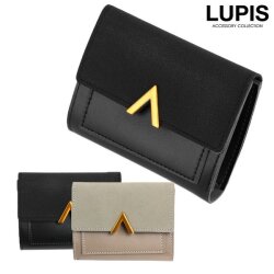 Vカット3つ折りコンパクトウォレット