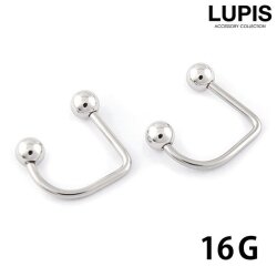 【16G】リップフープバーベルボディピアス