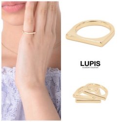 バーシルエットピンキーファランジリング ミディリング 激安リングの通販販売 ルピス Lupis