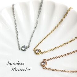 LACORDEラウンドセットジルコニアブレスレット【送料無料】