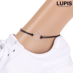 スクエアポイント2連アンクレット