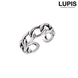 アンティークシルバーチェーンリング