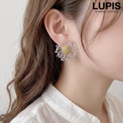 サンフラワークリアピアス