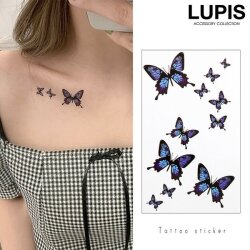 バタフライタトゥーシール