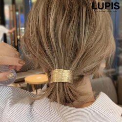 カーブラインメタルヘアゴム