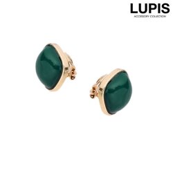 ラウンドスクエアドロップイヤリング