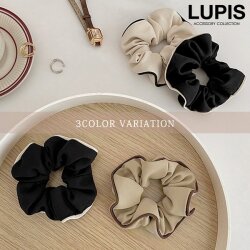 バイカラーパイピングシュシュ