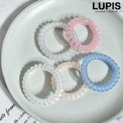 マットカラースプリングヘアゴム