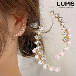 kris. Alagan 紫色 ティアドロップピアス Shaesby/シェスビー Tear drop hoop(K14YG,Ruby) | ピアス