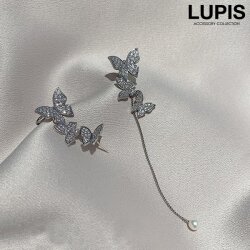 バタフライロングチェーン×カフピアス