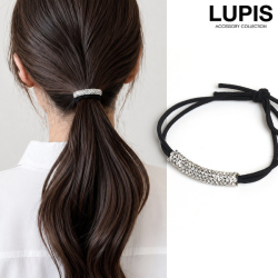 キラキラパヴェストーンヘアゴム
