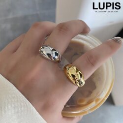 ぷっくりメタルリング