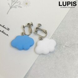 バイカラーくもイヤリング