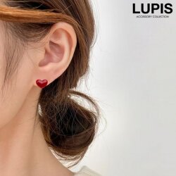 シンプルハートピアス