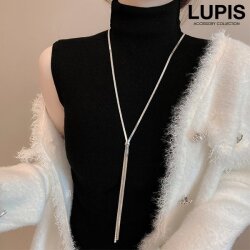 スネークチェーンラリエットネックレス - ネックレスを激安で