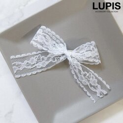 コットンレースリボンヘアゴム - ヘアアクセサリーを激安で通販販売