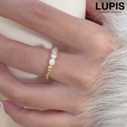 バロックパール×変形メタルリング