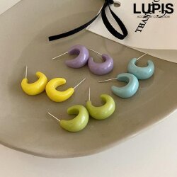 ポップカラーフープピアス