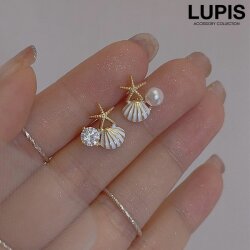 シェル×スターフィッシュピアス