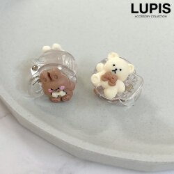 アニマルミニヘアクリップ