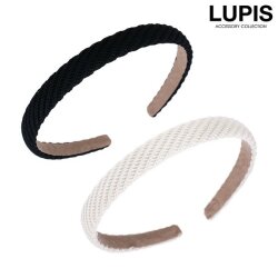 透かし編みカチューシャ