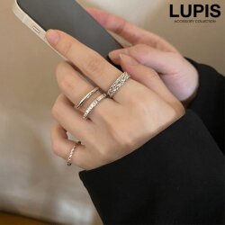 カジュアルメタルリングセット