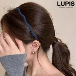 ウェーブラインデニムカチューシャ