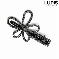ダークストーンフラワーヘアクリップ