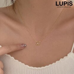 プレッツェルハートネックレス