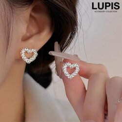 ゴージャスメタルハートピアス