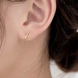 クロスラインピアス