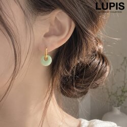オーバル×ラウンドピアス