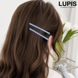 デニムヘアクリップ