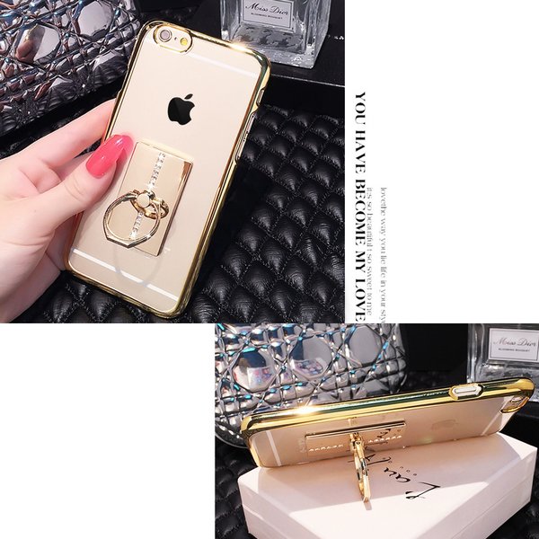 ラインストーンフィンガーリングiPhone用ケース【iPhone7・iPhone8