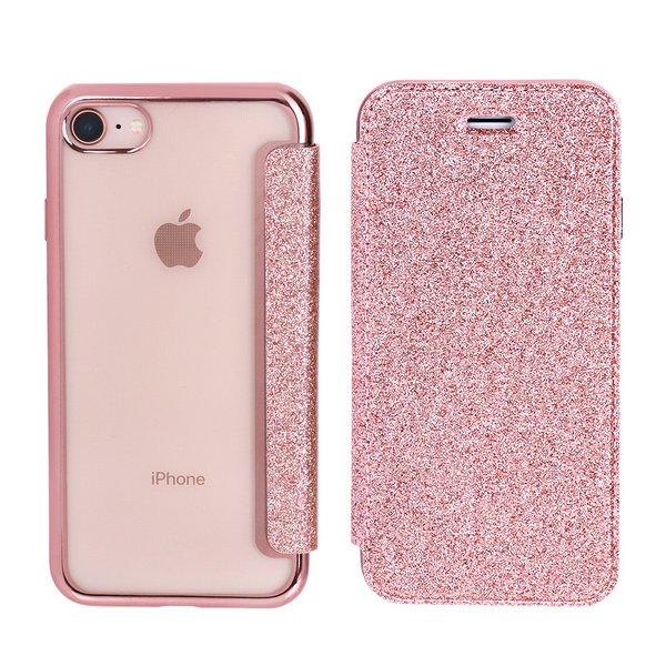 ラメクリアiPhone用手帳型ケース【iPhone7・iPhone8