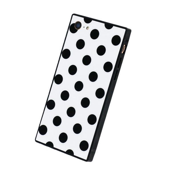 モノトーンドットiPhone用ケース【iPhone7・iPhone8・iPhoneX